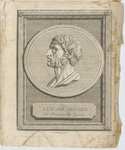 Ritratto di Lucio Anneo Seneca Nobholz I. C.