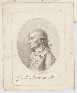 Ritratto di Giovanni Battista Cipriani 