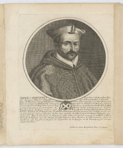 Ritratto di Charles D'Angenes cardinale Daret Pierre