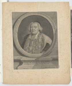 Ritratto di Jean Pinel arcipresbitero di Parigi De Poilly Jean Baptiste