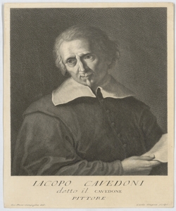 Ritratto di Giacomo Cavedone pittore Gregori Carlo