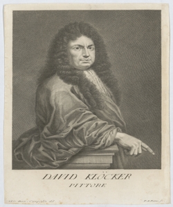 Ritratto di David Klocker pittore Pazzi Pietro Antonio