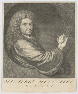 Ritratto di Michiel Van Musscher pittore Iacoboni Giovanni Battista