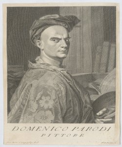Ritratto di Domenico Parodi pittore Pazzi Pietro Antonio