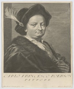Ritratto di Charles François Poerson pittore Rossi Gerolamo detto Giovane