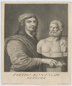 Ritratto di Pietro Koninck pittore Pazzi Pietro Antonio