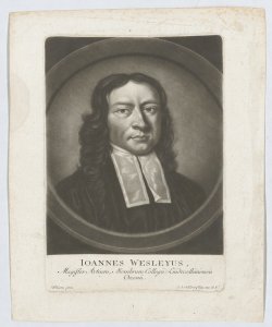 Ritratto di Johannes Wesley pittore Haid Johann Jakob