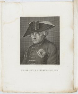Ritratto di Federico II re di Borussia Cozzi Giuseppe