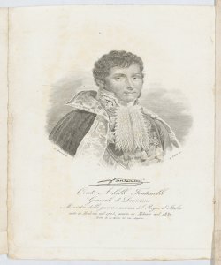 Ritratto di Achille Fontanelli conte e generale di divisione Bonatti Gaetano