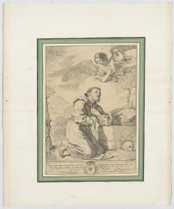 San Francesco d'Assisi in preghiera Pasqualini Giovanni Battista