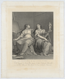 Allegoria della Pittura e della Scultura Bernardi Paolo