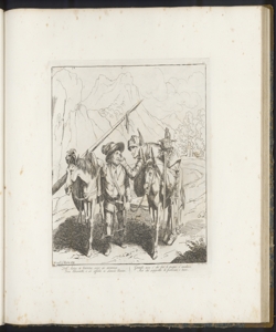 Don Chisciotte soccorso da Sancio Panza Pinelli Bartolomeo