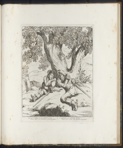 Don Chisciotte e Sancio Panza dormono Pinelli Bartolomeo