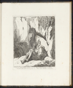 Don Chisciotte dorme nella caverna Pinelli Bartolomeo