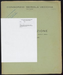 153 - Consorzio Seriola vecchia di Chiari - Ruolo d'esazione di taglie, canoni, contributi dovuti dagli utenti di Chiari - Anno 1944