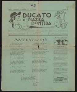 Ducato di piazza Pontida : settimanale umoristico illustrato della vita cittadina bergamasca