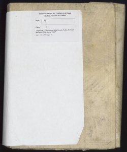 004 - Libro B - Fondamenti della Seriola Vedra di Chiari dall'anno 1500 sino al 1600
