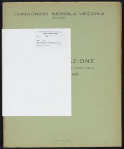 163 - Consorzio Seriola vecchia di Chiari - Ruolo d'esazione di taglie, canoni, contributi dovuti dagli utenti di Chiari - Anno 1947
