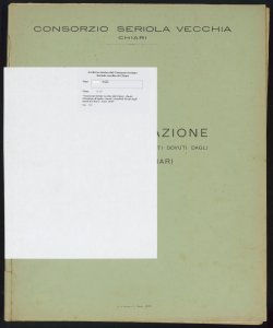 166 - Consorzio Seriola vecchia di Chiari - Ruolo d'esazione di taglie, canoni, contributi dovuti dagli utenti di Chiari - Anno 1948