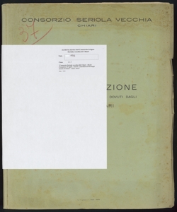 152 - Consorzio Seriola vecchia di Chiari - Ruolo d'esazione di taglie, canoni, contributi dovuti dagli utenti di Chiari - Anno 1944