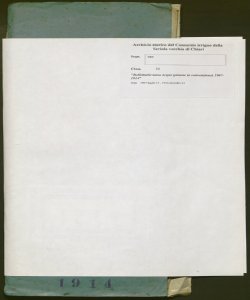 389 - Bollettario tassa acque gassose (a convenzione) 1907-1914