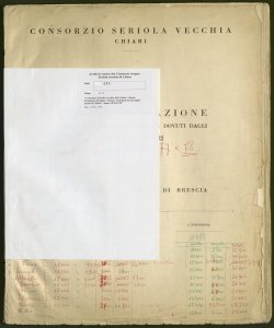 221 - Consorzio Seriola vecchia di Chiari - Ruolo d'esazione di taglie, canoni, contributi dovuti dagli utenti di Chiari - Anno 1976/1978