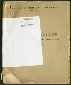 225 - Consorzio Seriola vecchia di Chiari - Ruolo d'esazione di taglie, canoni, contributi dovuti dagli utenti di Chiari - Anno 1983/1986