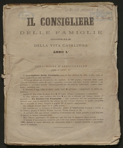 Il consigliere delle famiglie : giornale della vita casalinga