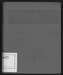 1 / Vincenzo Gioberti ; con una prefazione di Vittorio E.Orlando