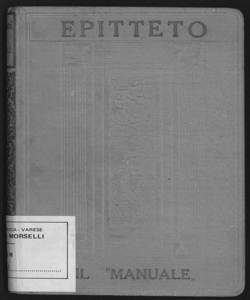 Il manuale / Epitteto ; traduzione di Giacomo Leopardi