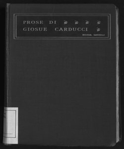 Prose di Giosue Carducci : 1859-1903