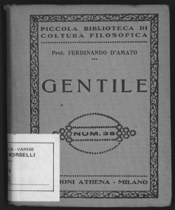 Gentile / Ferdinando D'Amato