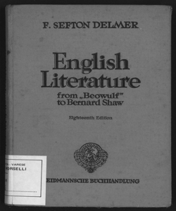 English literature from 