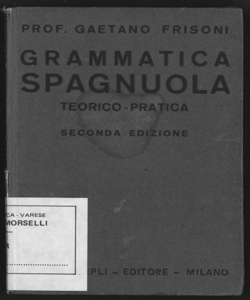 Grammatica spagnuola teorico-pratica