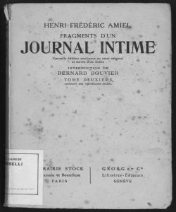 2 / Henri-Frederic Amiel ; introduction de Bernard Bouvier