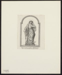 Vera effigie di Maria V. Immacolata che si venera nella Chiesa Parrocchiale di Cividate