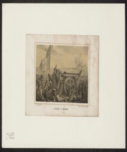 Assedio di Ancona / G. Castagnola dis