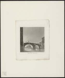 Veduta del Ponte S. Trinità a Firenze