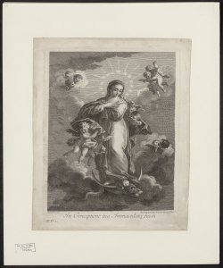 In Conceptione tua Immaculata fuisti / Bartolozzi del. ; Berardi sculp