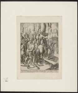 Trionfo di Scipione tornando vittorioso d'Africa, contro Siface Re di Numidia, et Annibale Cartaginese ... / Raphael Urb. in.[ventor] ; Phls Thom. exc