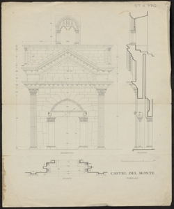 Castel del Monte : portale