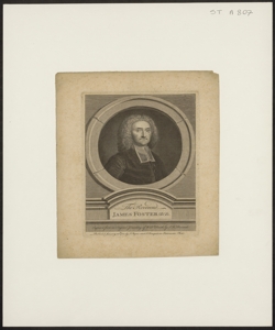 The reverend James Foster D. D. : engrav'd from an original painting of Will.m Smith by S. F. Ravenet