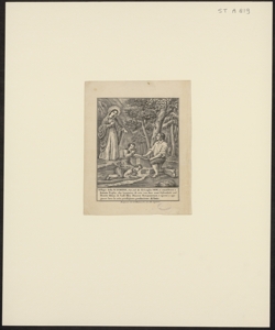 Effigie della B. Vergine, che, nel di 23 luglio 1496, si manifestò a Quinto Foglia, che languiva di sete con due suoi figliuoletti sul Monte Altino di Vall'Alta diocesi bergomense, e operò a spegnere loro la sete, prodigiosa produzione di fonte