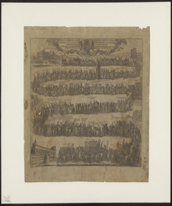 Nuovo disegno dell'ordine tenuto nella solenne cavalcata dal Palazzo Vaticano alla Basilica Lateranense per il possesso preso da N. S. Papa Clemente 14., il dì 26 novembre 1769