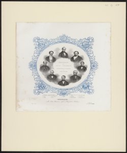 Presidenti del sesto congresso scientifico italiano in Milano 1844 : omaggio alla sesta riunione degli scienzati italiani / Focosi