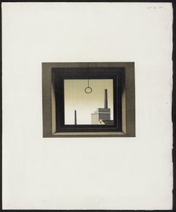 [Dalla finestra : paesaggio industriale] / G. Tonelli