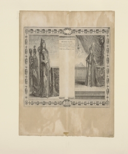 Hosmanus Imperator Ibrahim filius : portray au naturel du fils de l'Empereur Turc Ibrahim et de la Sultane sa mere prise en ce combat naval par les Galeres et mené a Malthe ou il est a present le subiet de la guerre du Turc / Teodore Iaan van Merlen fecit