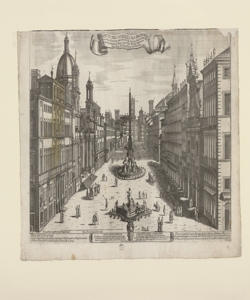 Prospetto della nobile e vaga piazza Navona / Giuseppe Tiburtio Vergelli ... disegnò e misurò