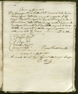 336 - Bollette e ricevute delle prediali degli anni 1818-1819-1820 e 1821 - Parte II