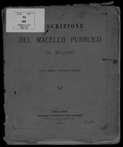 Descrizione del macello pubblico di Milano